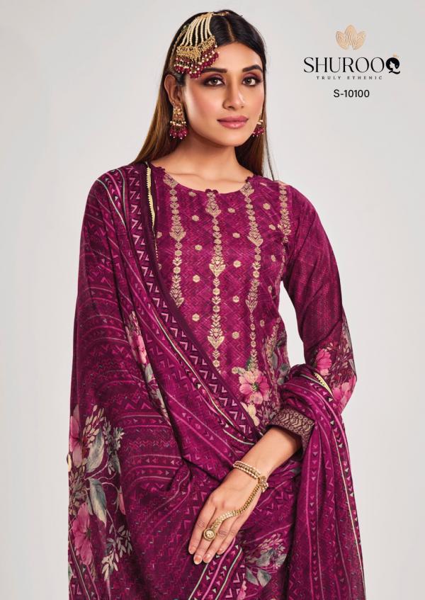 Shurooq Qainat Exclusive Cotton Designer Dress Material Collection